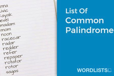 palindrom liste|palindromsatz tim.